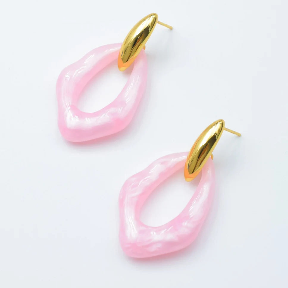 Boucles goutte nacrée – Nacryelle | Mitsury