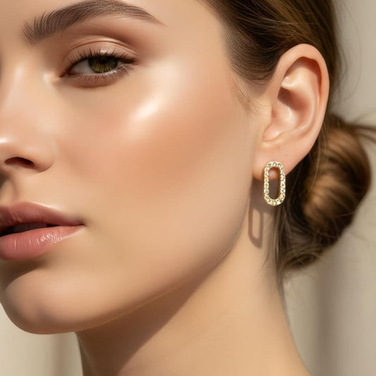 Boucles d’oreilles Ovale